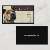 Pitbull-Visitekaartje Visitekaartje (Voorkant / Achterkant)