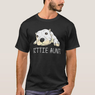Pitbull voor tante Vrouwen Hond Puppy Dier T-shirt