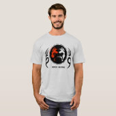 Pitbull wardog T-shirt (Voorkant volledig)