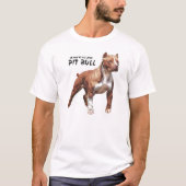 pitbull White T-shirt (Voorkant)