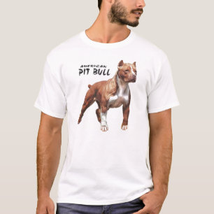 pitbull White T-shirt
