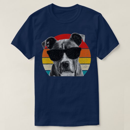 Pitbull  zonnebril Funny Pittie Dog Pitbul T-shirt (Design voorkant)