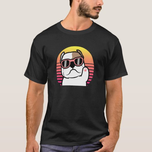 Pitbull  zonnebril Pittie Dog Pitbull Ewn T-shirt (Voorkant)