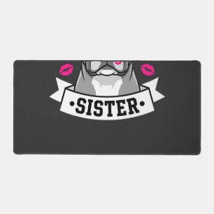 Pitbull Zus Hond Liefhebber Vector Design Bureaumat