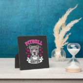 Pitbull Zus Hond Liefhebber Vector Design Fotoplaat (Insitu)