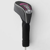 Pitbull Zus Hond Liefhebber Vector Design Golfheadcover (Schuin)