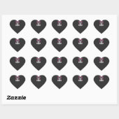 Pitbull Zus Hond Liefhebber Vector Design Hart Sticker (Vel)