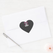 Pitbull Zus Hond Liefhebber Vector Design Hart Sticker (Envelop)