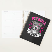 Pitbull Zus Hond Liefhebber Vector Design Planner (Display)