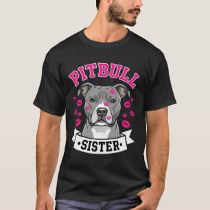 Pitbull Zus Hond Liefhebber Vector Design T-shirt