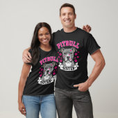 Pitbull Zus Hond Liefhebber Vector Design T-shirt (Unisex)