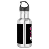 Pitbull Zus Hond Liefhebber Vector Design Waterfles (Achterkant)