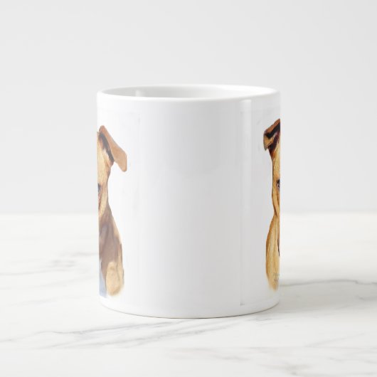 Pitbullehond Grote Koffiekop (Voorkant)