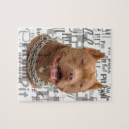 Pitbullehond Legpuzzel (Horizontaal)