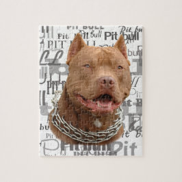 Pitbullehond Legpuzzel