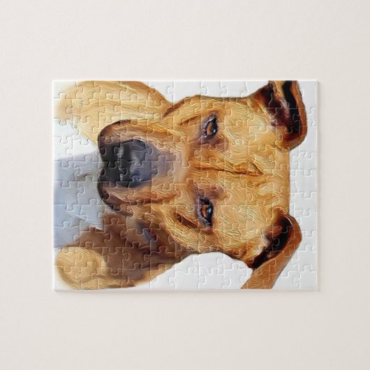 Pitbullehond Legpuzzel (Horizontaal)