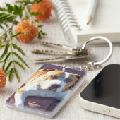 Pitbullehond Sleutelhanger (Voorkant Rechts)