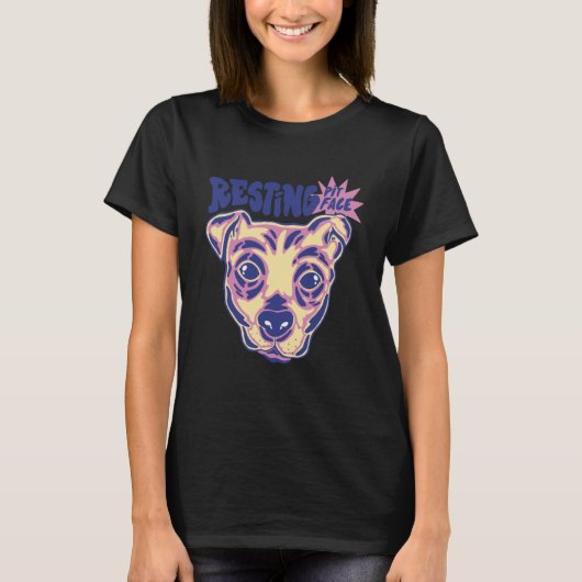 Pitbullehond T-shirt (Voorkant)