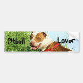 Pitbulleoverbumper Bumpersticker (Voorkant)