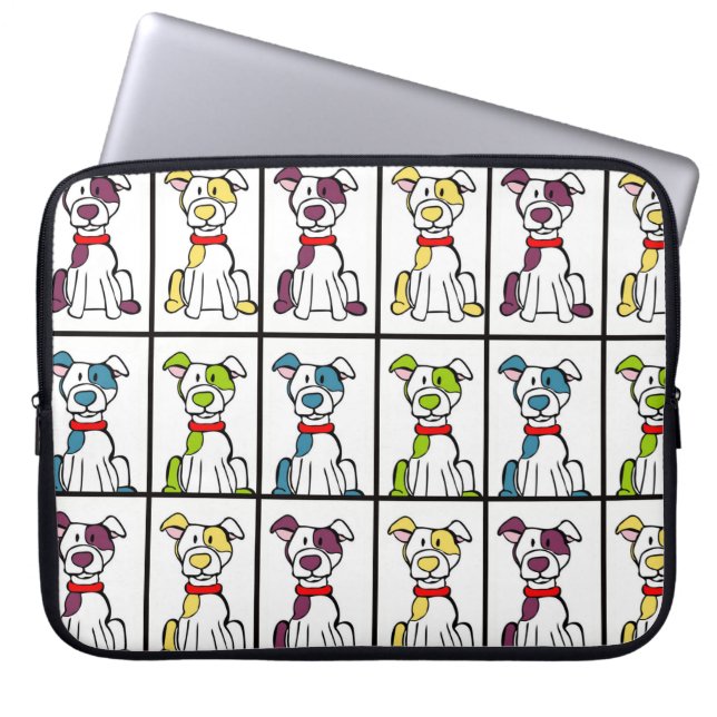 Pitbulllaptophoes Laptop Sleeve (Voorkant)