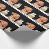 Pitbullpuppy Cadeaupapier (Hoek)