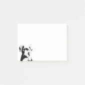 Pitbullpuppy face post-it® notes (Voorkant)