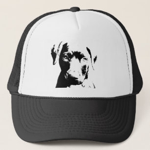 Pitbullpuppy face trucker pet