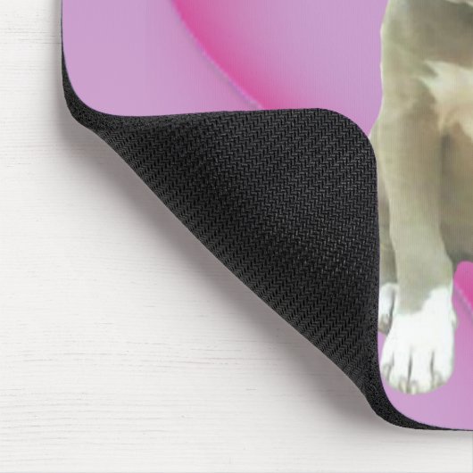 Pitbullpuppymousepad Muismat (Hoek)