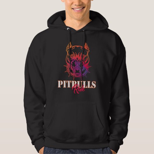 Pitbulls-regel Hoodie (Voorkant)