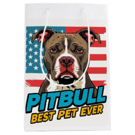 Pitbulls zijn het beste huisdier ooit medium cadeauzakje