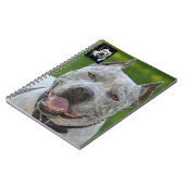 @PitBullSharky Notebook! Happy Pit Bull Smile Face Notitieboek (Linkerzijde)
