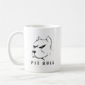 Pitbulltekening Koffiemok (Links)