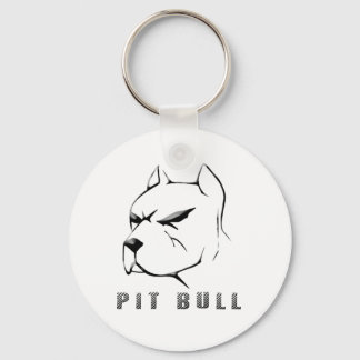 Pitbulltekening Sleutelhanger