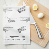 Pitcairn Aviation Theedoek (Quarter Fold)