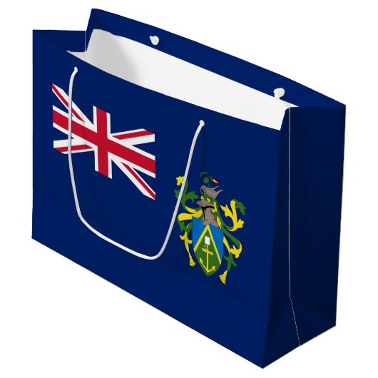 Pitcairn-eilanden Vlag Groot Cadeauzakje (Voorkant Gekanteld)