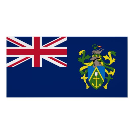 Pitcairn-eilanden Vlag Perfect Poster (Voorkant)