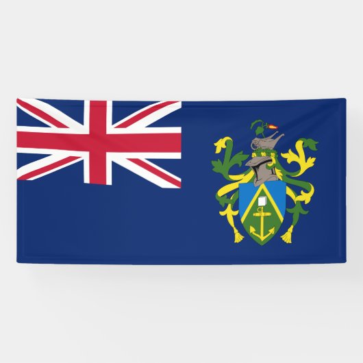 Pitcairn-eilanden Vlag Spandoek (Horizontaal)