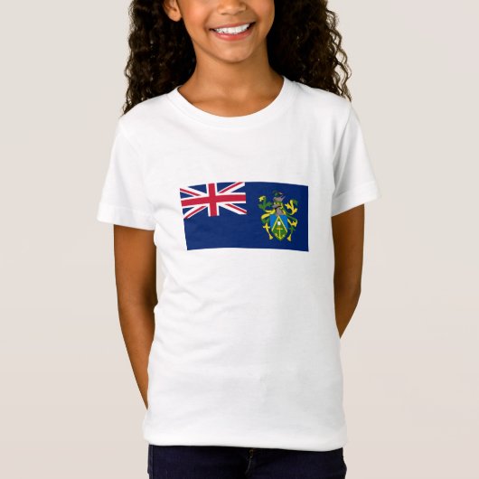Pitcairn-eilanden Vlag T-shirt (Voorkant)