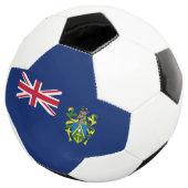 Pitcairn-eilanden Vlag Voetbal (Drie kwart)