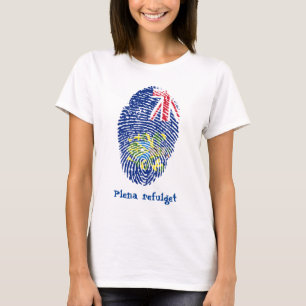 Pitcairn Fingerprint "Plena refulget" T-shirt