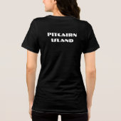 PITCAIRN Island Speciale Gift Blue Tourist Classic Tri-Blend Shirt (Achterkant)