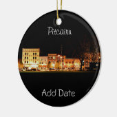 Pitcairn, PA-Photo-Holiday-Ornament-Night-Day- Keramisch Ornament (Links)