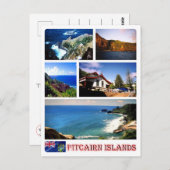 Pitcairneilanden - Mozaïek - Briefkaart (Voorkant / Achterkant)