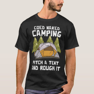 Pitch Aent Naakt Camping vintage T-shirt