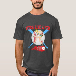 Pitch als een meisje t-shirt