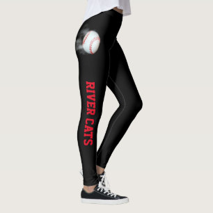 Pitch de bal Uitmuntende Baseball Gepersonaliseerd Leggings