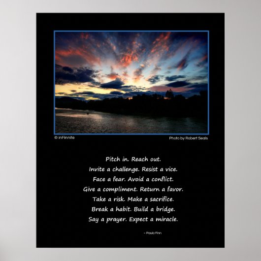 Pitch in...motivatie poster (Voorkant)