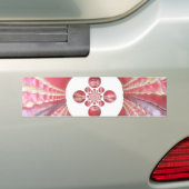 Pitch Kaleidoscope: Cricketballen Het hart van het Bumpersticker (Op auto)