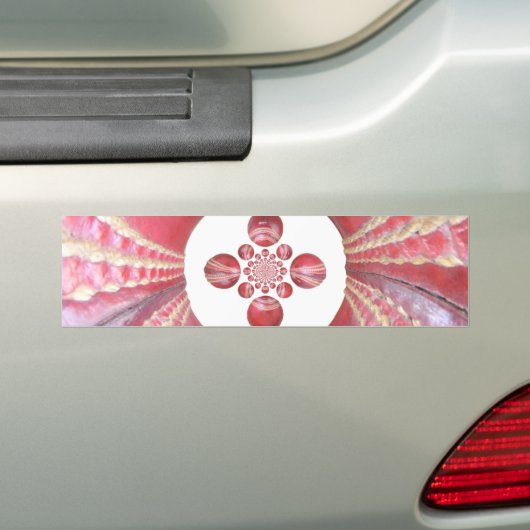 Pitch Kaleidoscope: Cricketballen Het hart van het Bumpersticker (Op auto)