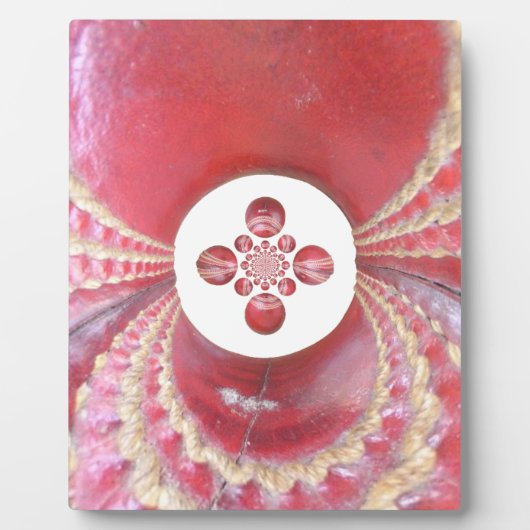 Pitch Kaleidoscope: Cricketballen Het hart van het Fotoplaat (Voorkant)